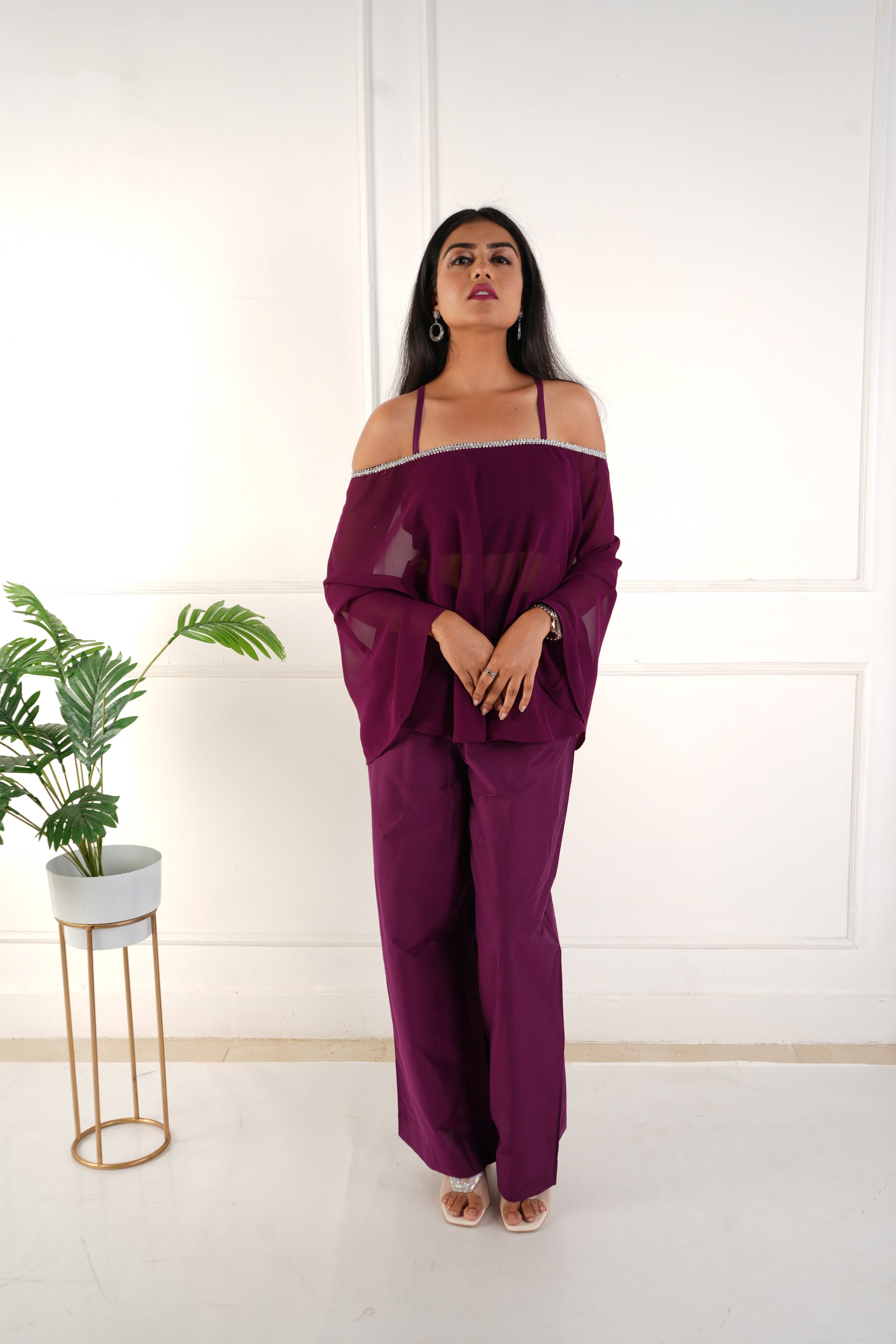 Plum aura cordset