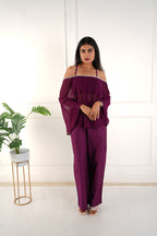 Plum aura cordset