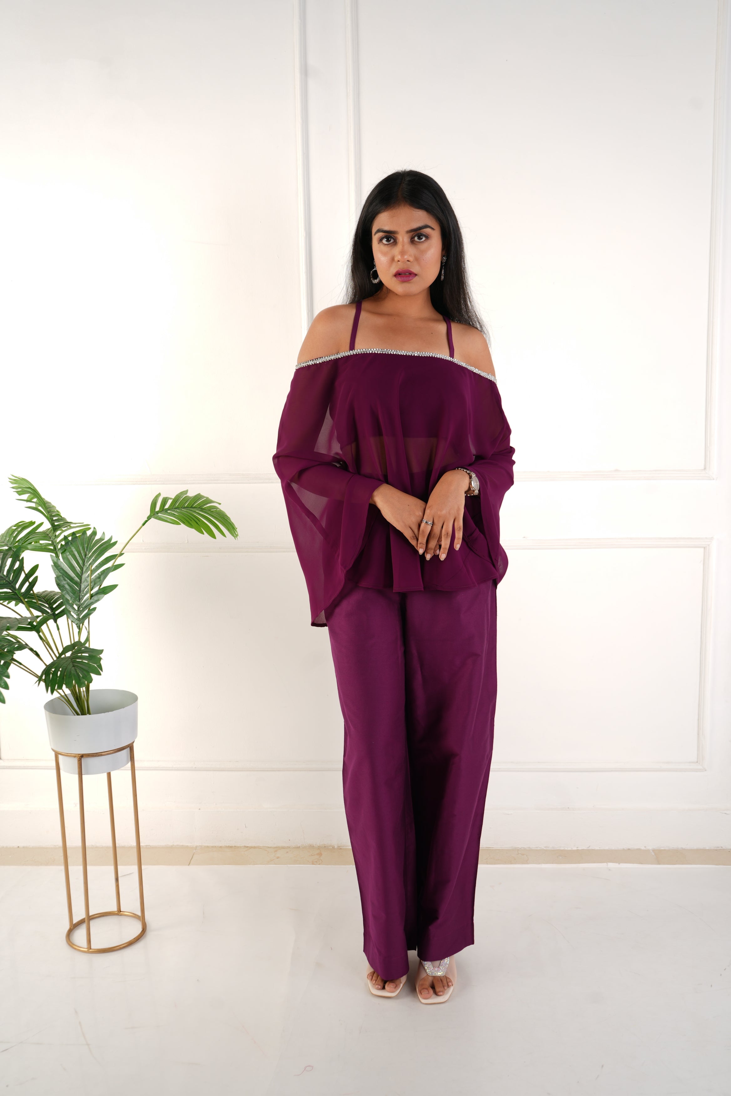 Plum aura cordset