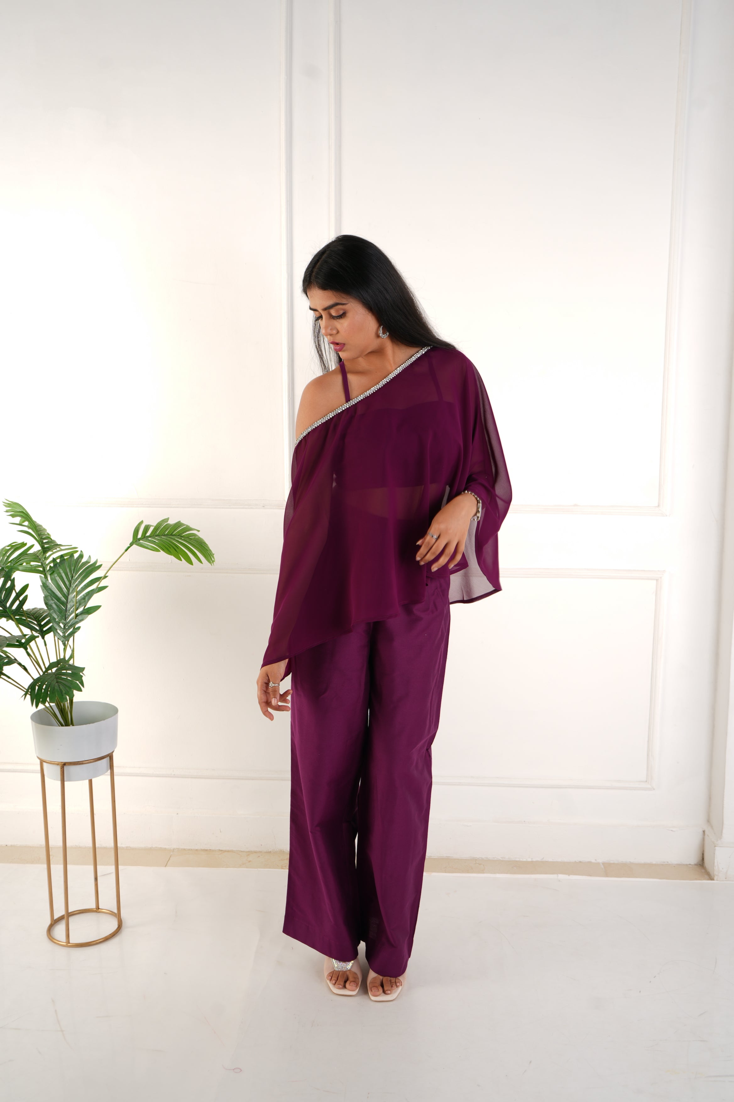 Plum aura cordset