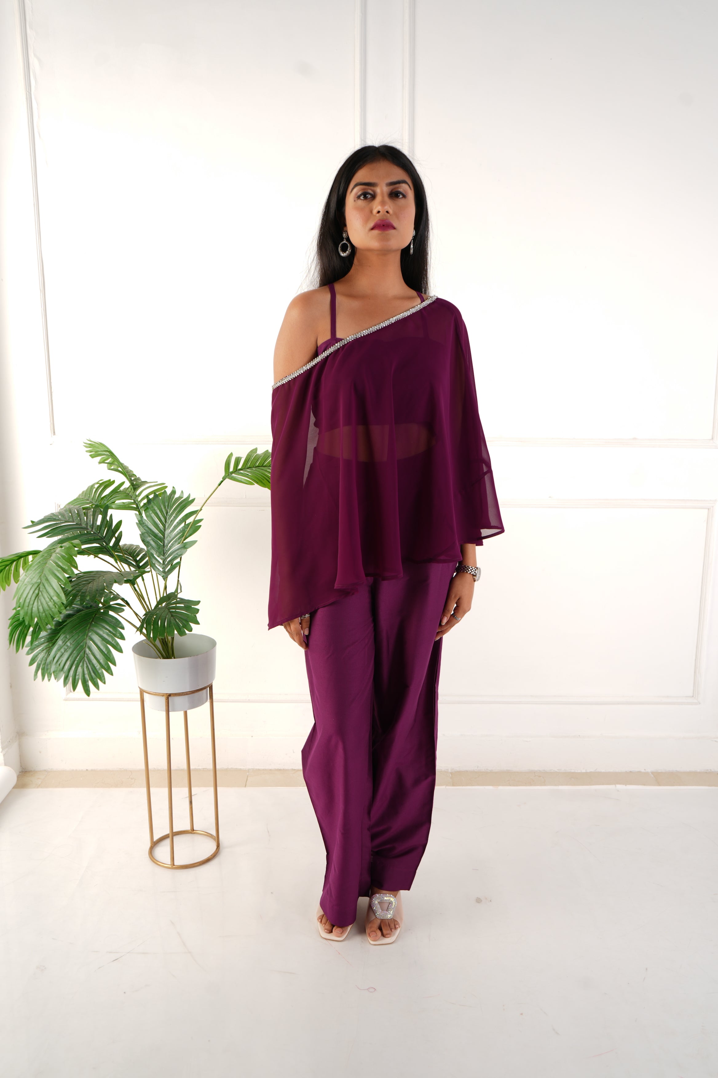 Plum aura cordset