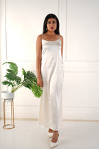 Elara satin dress - Ivory