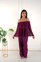 Plum aura cordset