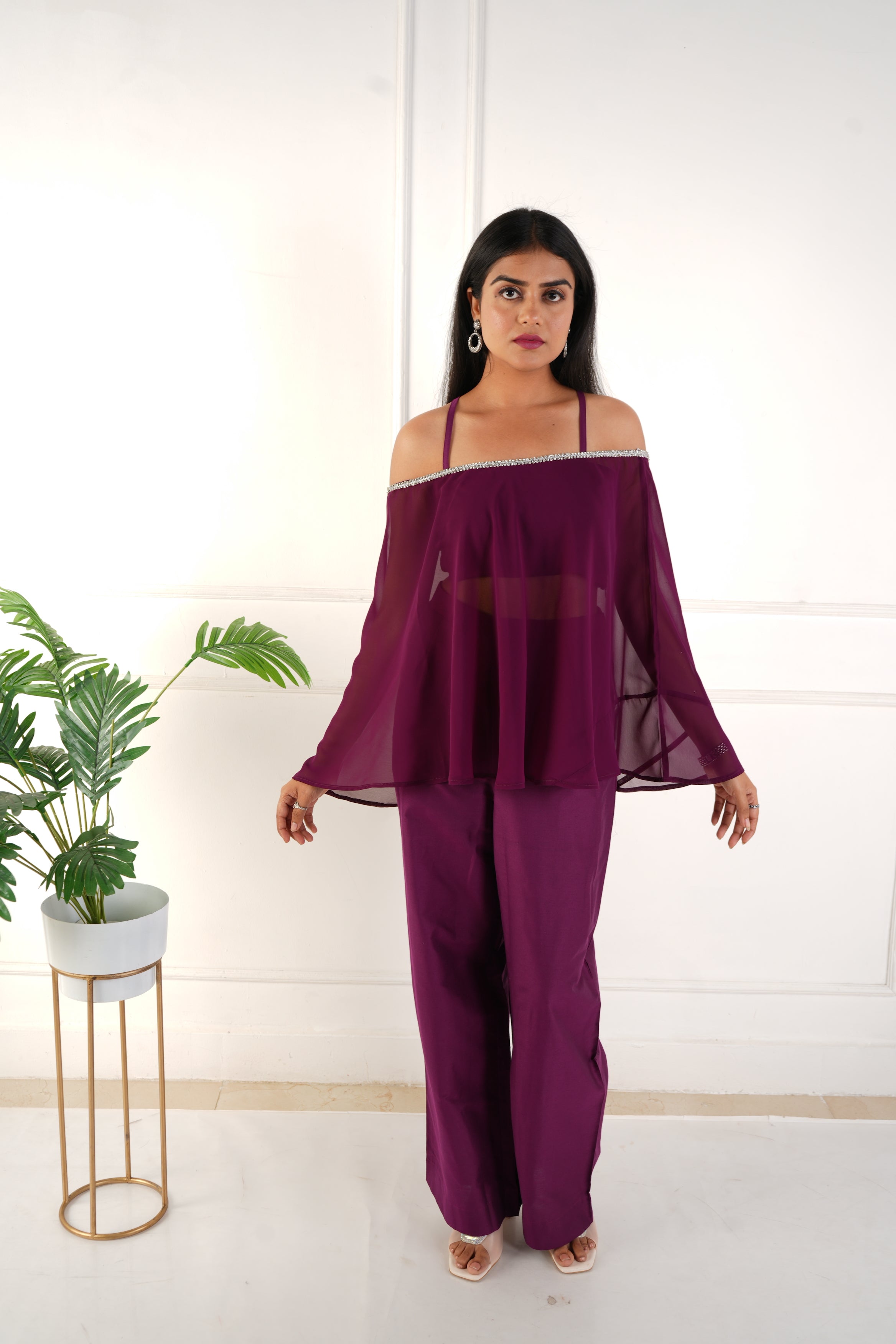 Plum aura cordset