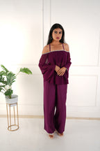 Plum aura cordset