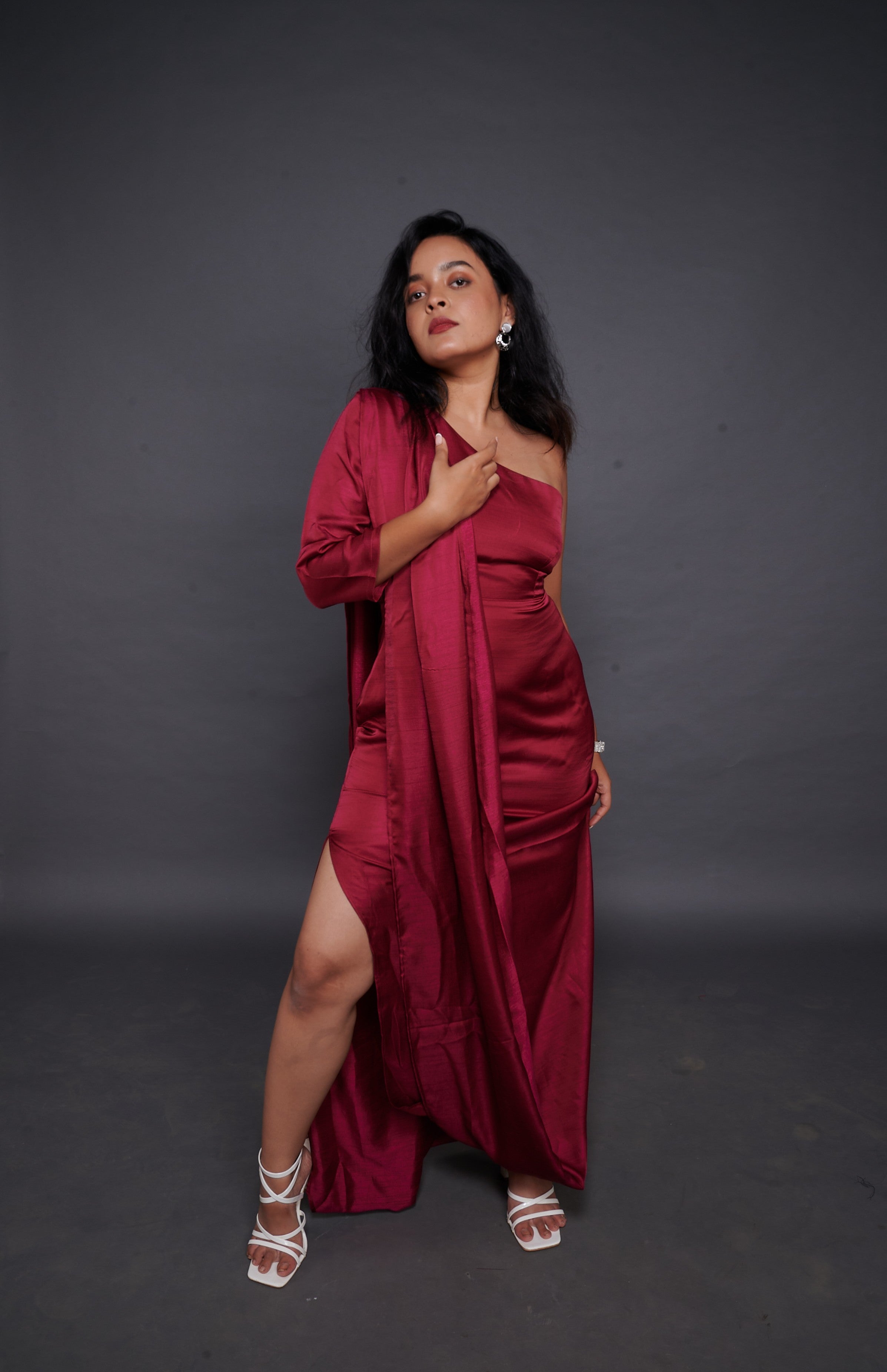 Rose Style Gown Without Belt